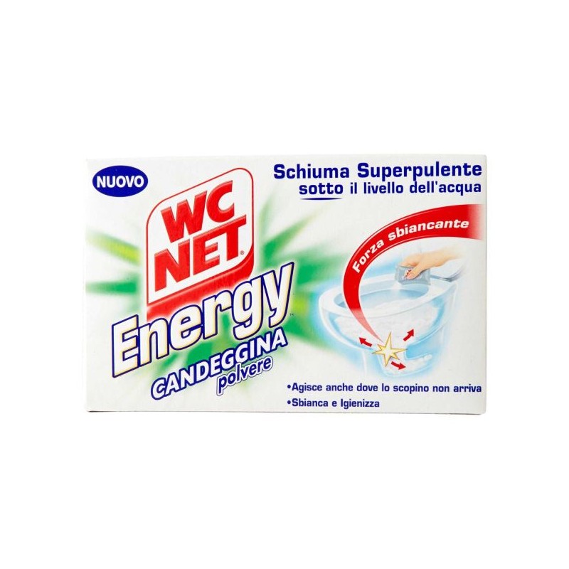 WC NET ENERGY POLVERE CANDEGGINA 4 BUSTE