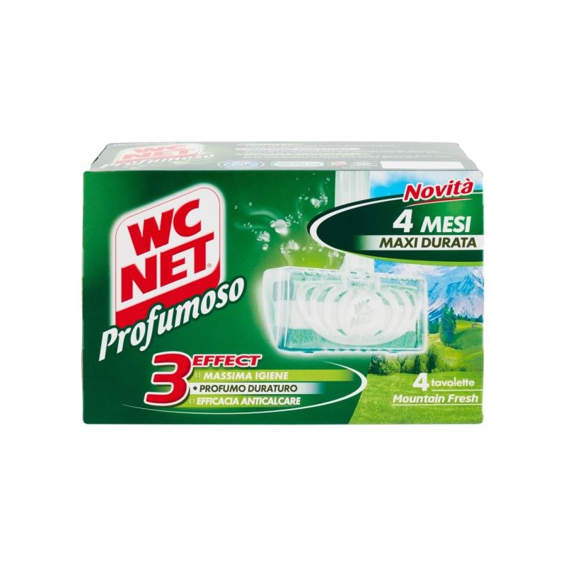 WC NET TAVOLETTA SOLIDA MOUNTAIN FRESH 4 PZ