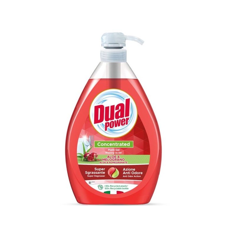 DUAL POWER PIATTI CONC. DISPENSER ALOE/MELOGRANO 1 LT