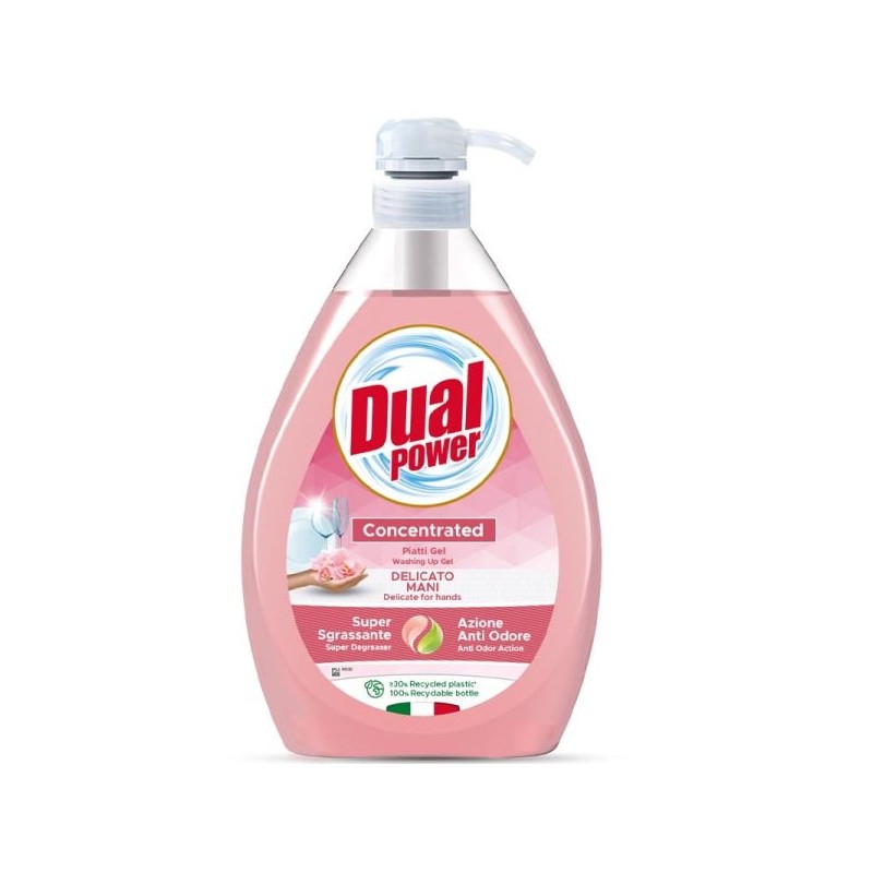 DUAL POWER PIATTI CONC. DISPENSER DELICATO MANI 1LT