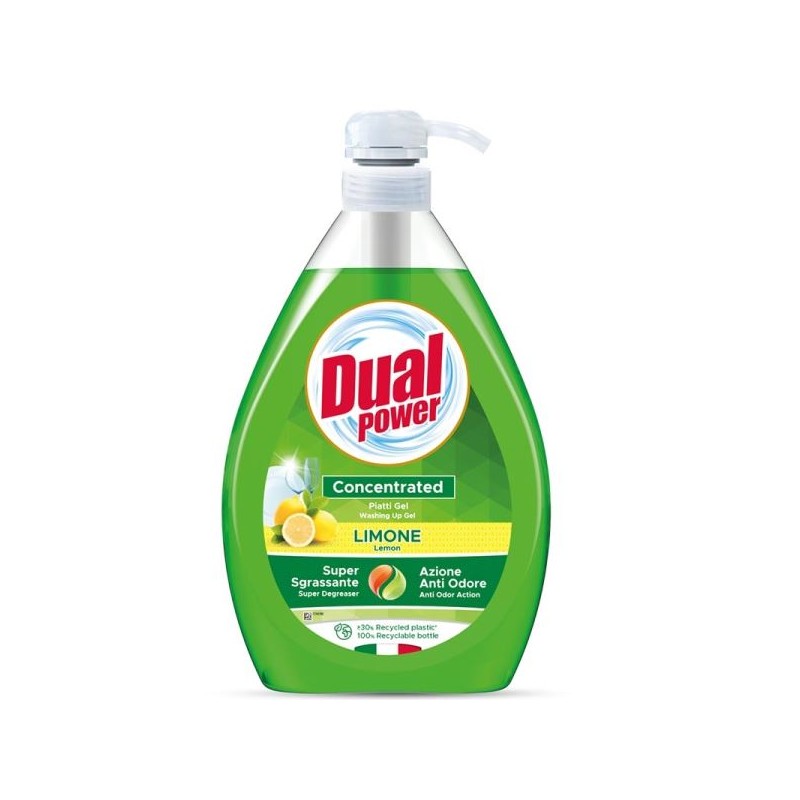 DUAL POWER PIATTI CONC. DISPENSER LIMONE 1LT
