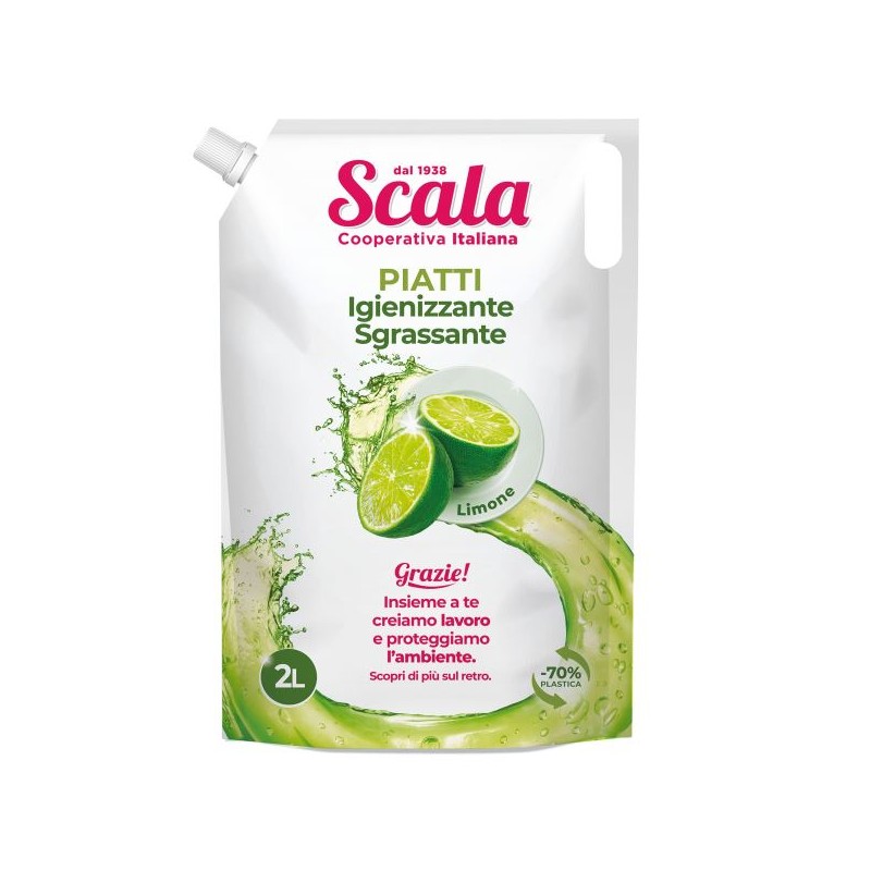 SCALA PIATTI BUSTA LIMONE 2 LT