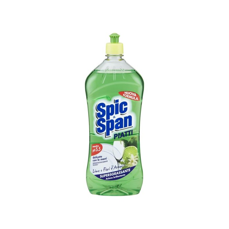 SPIC & SPAN PIATTI LIME & FIORI D'ARANCIO 1 LT