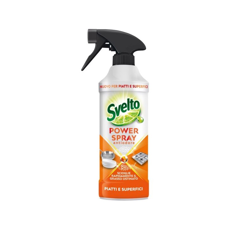 SVELTO POWER SPRAY PIATTI E SUPERFICI ANTIODORE 435 ML