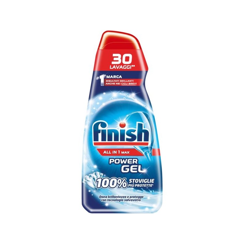 FINISH POWER GEL ALL IN 1 REGULAR 600 ML 30 LAV.