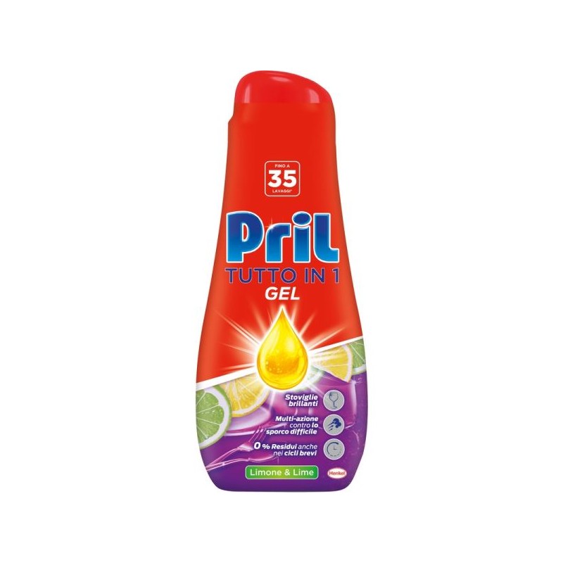 PRIL GEL TUTTO IN 1 POWER GEL LIMONE 35 LAV 630 ML