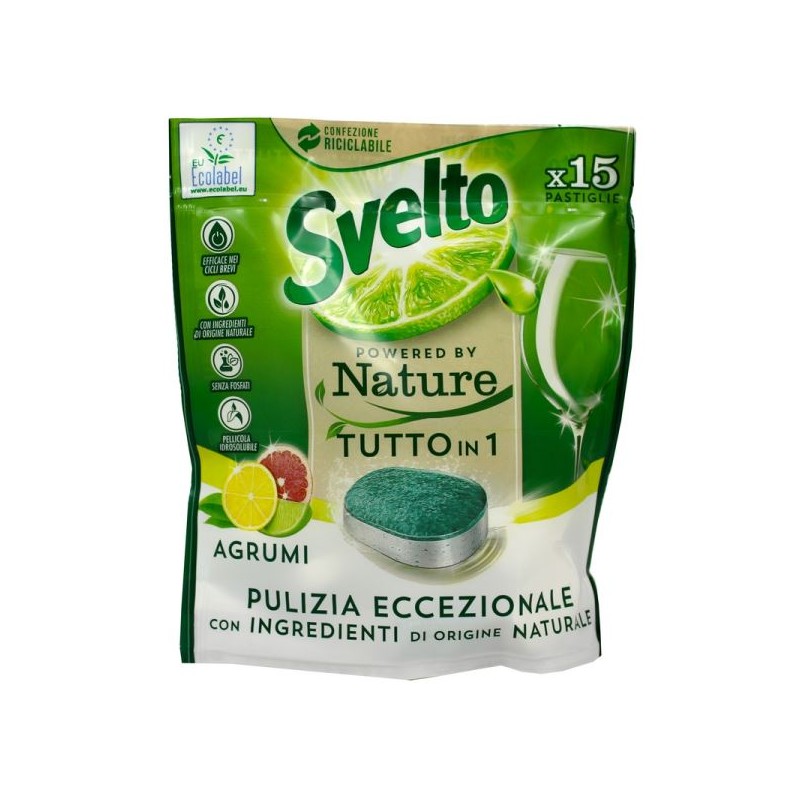 SVELTO PASTIGLIE TUTTO IN 1 AGRUMI 15 PZ