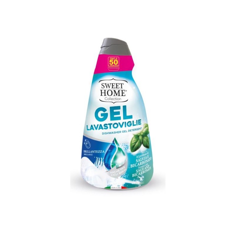 SWEET HOME GEL LAVASTOVIGLIE SALVIA/BICARBONATO 1LT