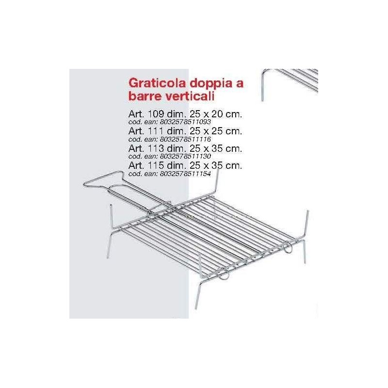 GRATICOLA VERTICALE 11/B 25x25 111 FIL