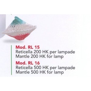 RICAMBIO RETINE LAMPADA GAS...