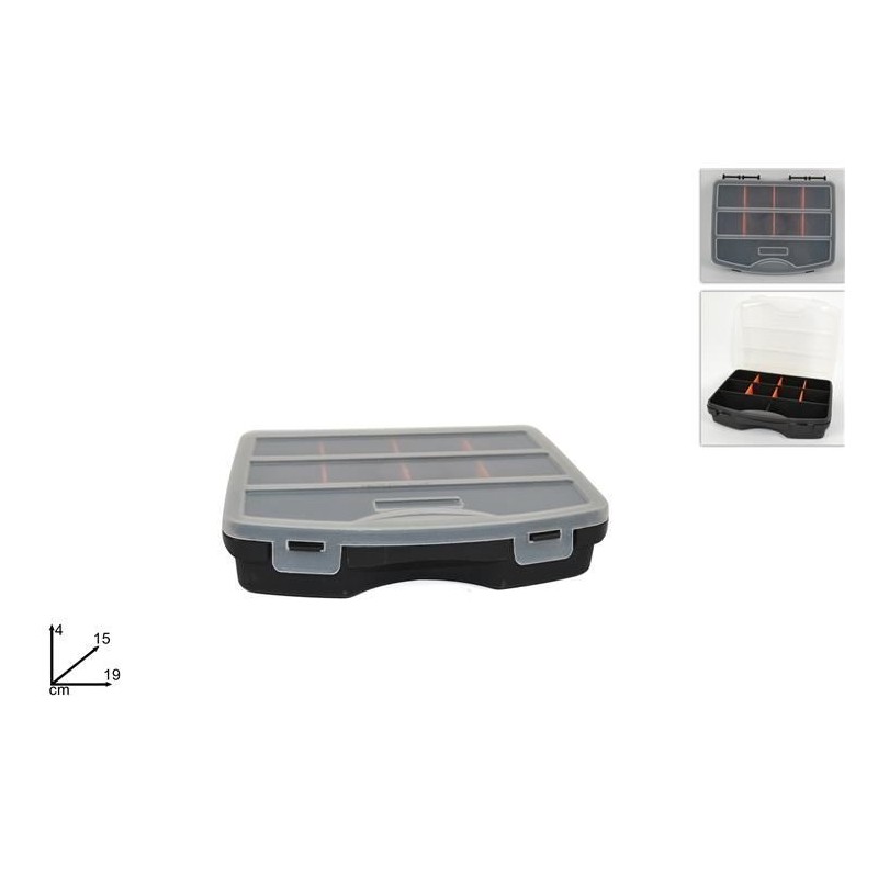 CASSETTA PORTA ATTREZZI 10 scomp. 15x19x4 334041 DS