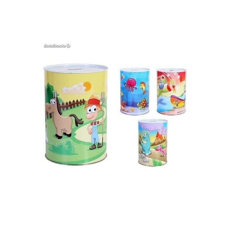 SALVADANAIO LAMIERA II mis.Medio MONEY BOXES