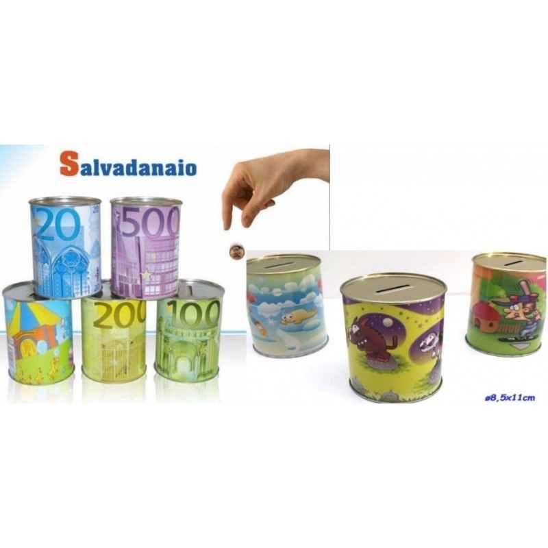 SALVADANAIO LAMIERA Mini Baby MONEY BOXES