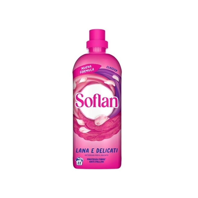 SOFLAN LIQUIDO LANA E DELICATI CLASSICO 22 LAV. 900ML