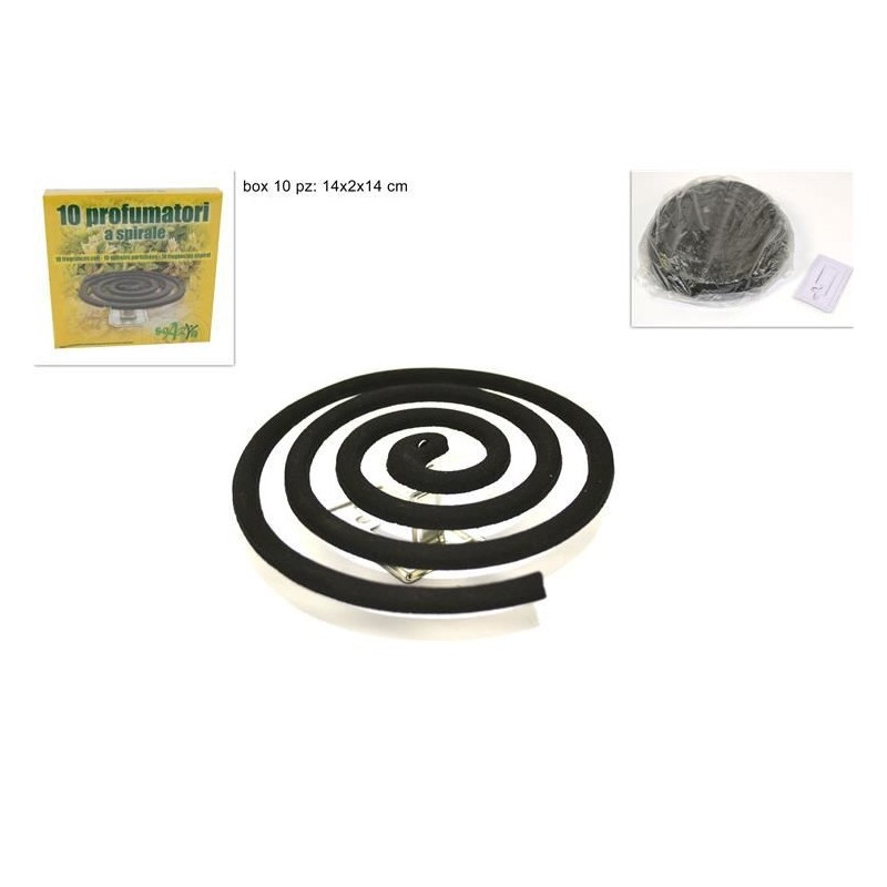 ZAMPIRONE CITRONELLA SPIRALE 10pz 22074 DS