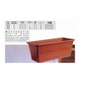 BALCONELLA MARRONE 40cm C/R...