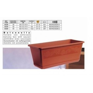 BALCONELLA MARRONE 50cm C/R...