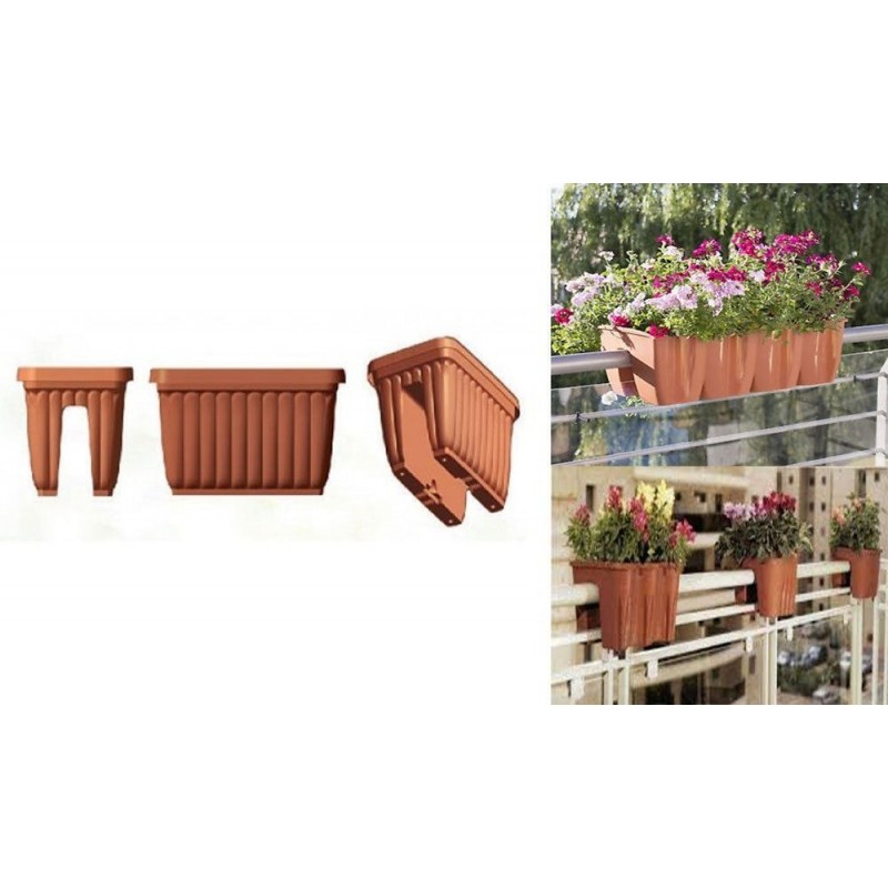 BALCONIERA DOPPIA DORICA 50cm 3477 BRONZO