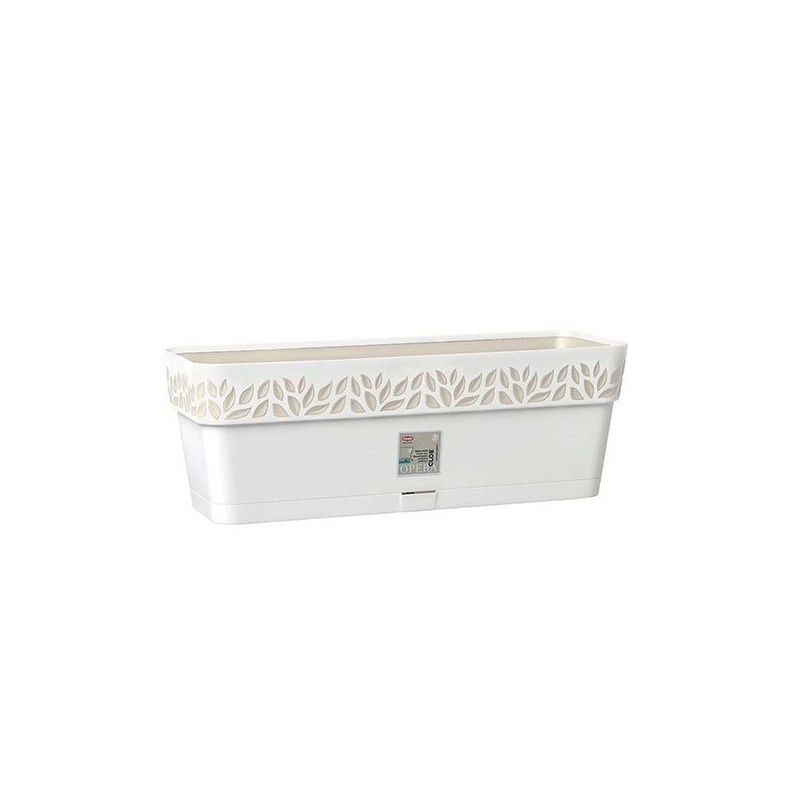 BALCONIERA OPERA 50cm CLOE BIANCO e TRAVERTINO 94400 STEF