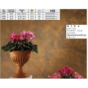 CALICE ALBA C/PIEDE 33cm...