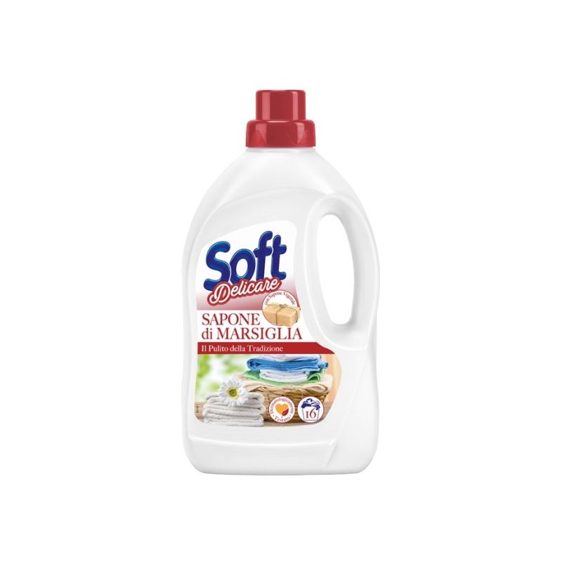 SOFT BUCATO SAPONE DI MARSIGLIA 900 ML
