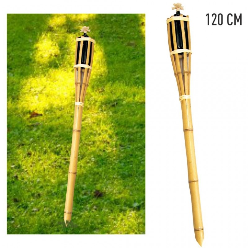 TORCIA GIARDINO in BAMBU' 120cm 87 PL