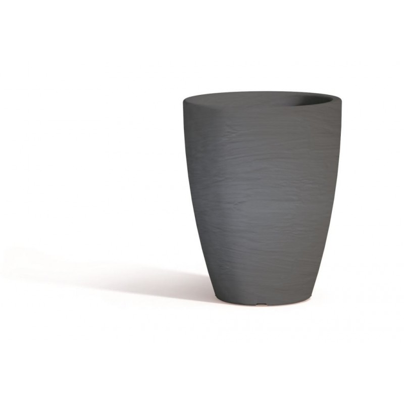VASO ADONE ROUND 38 cm GRIGIO TEKCNOPLAST
