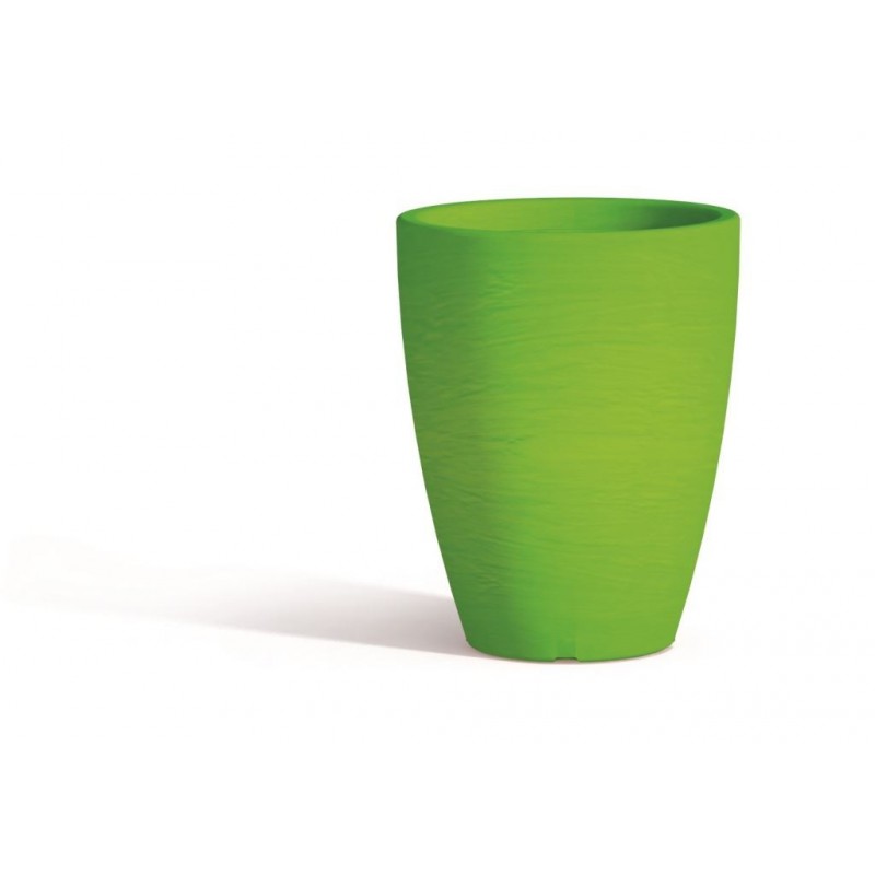 VASO ADONE ROUND 38 cm VERDE TEKCNOPLAST