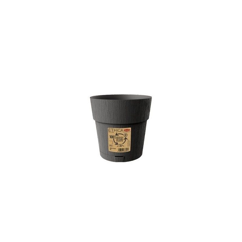 VASO ETHICA GRAFITE 15cm 68001 STEFANPLAST