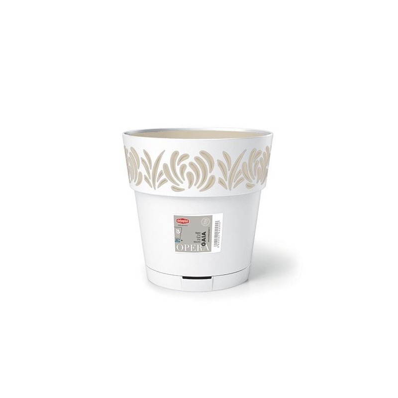VASO OPERA GAIA BIANCO/TRAVERTINO 25 88500 STEFANPLAST