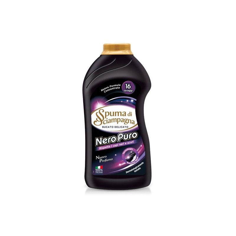 SPUMA DI SCIAMPAGNA LAV. LIQ. NERO PURO 16 LAV.