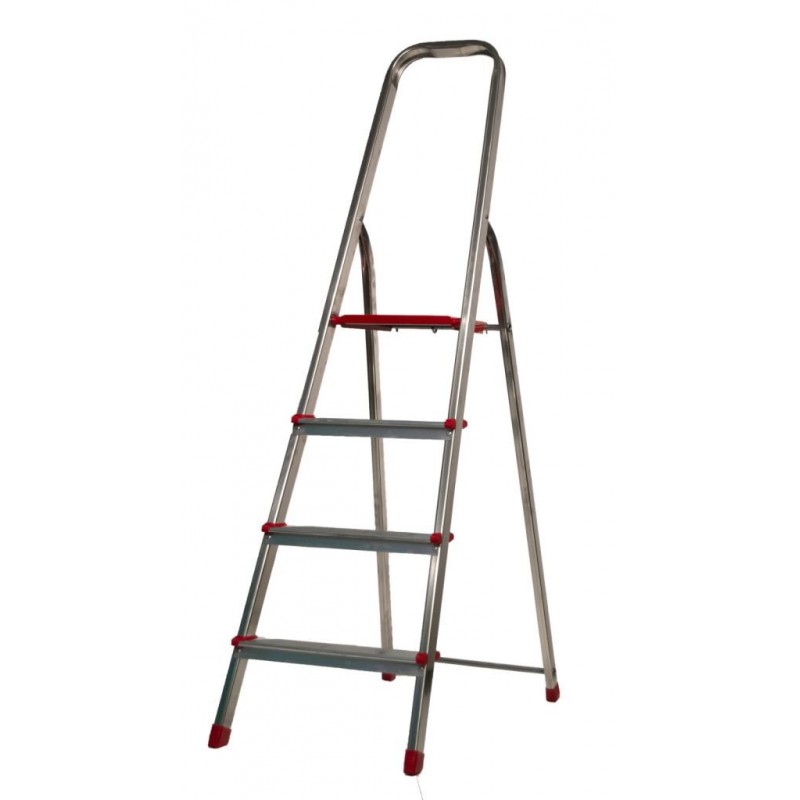 SCALA ALLUMINIO BRIDGET 4 gradini 100kg 180/2 JUMBO