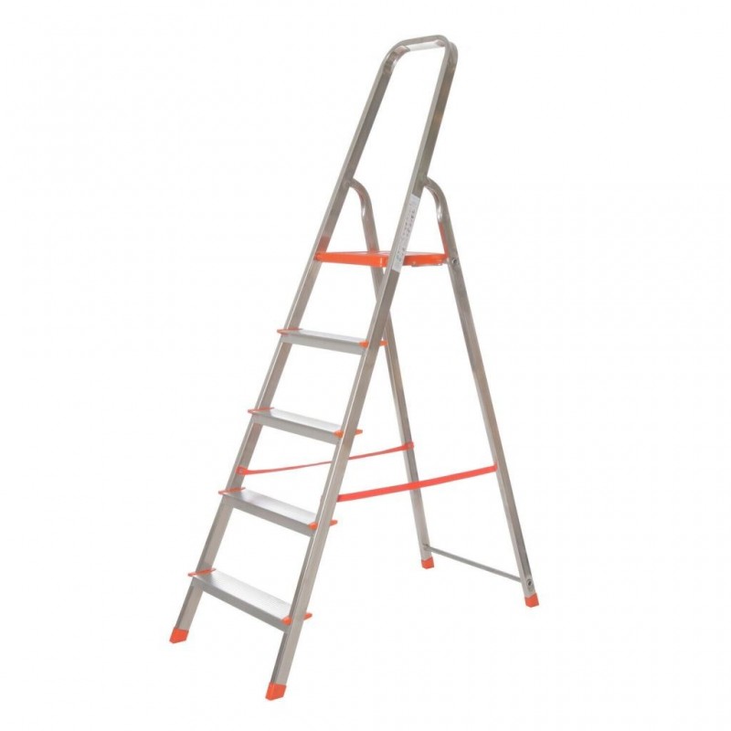 SCALA ALLUMINIO BRIDGET 5 gradini 100kg 180/3 JUMBO