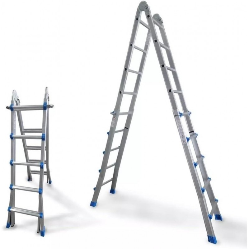 SCALA MULTIUSO EIFFEL 5+5 SFILO ALLUMINIO COLOMBO