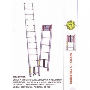 SCALA TELESCOPICA ALLUMINIO...