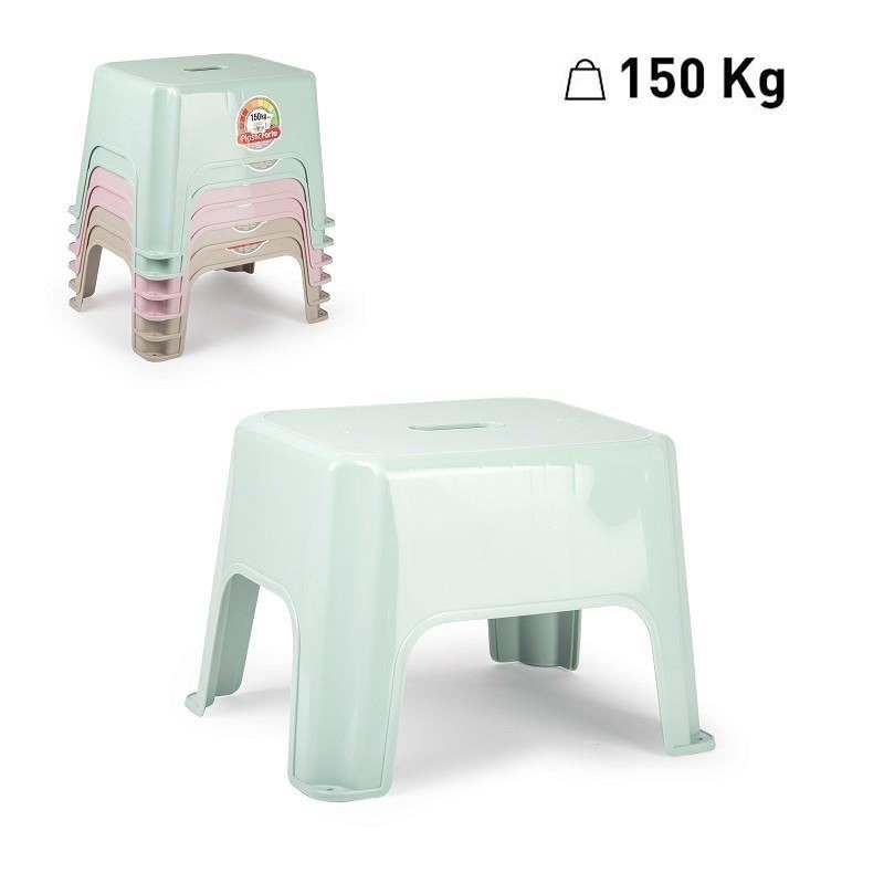 SGABELLO MULTIUSO POKET 150kg 40x30x28cm V/COLORI 123721A