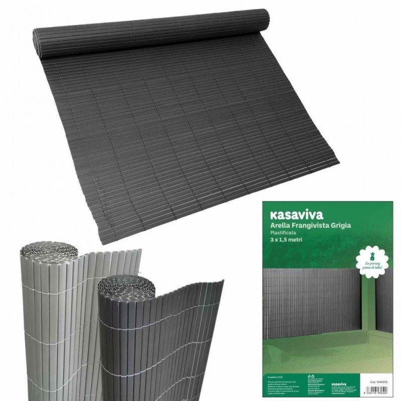 ARELLA FRANGIVISTA PLASTIFICATA 300x150cm GRIGIO 1646252 KAS