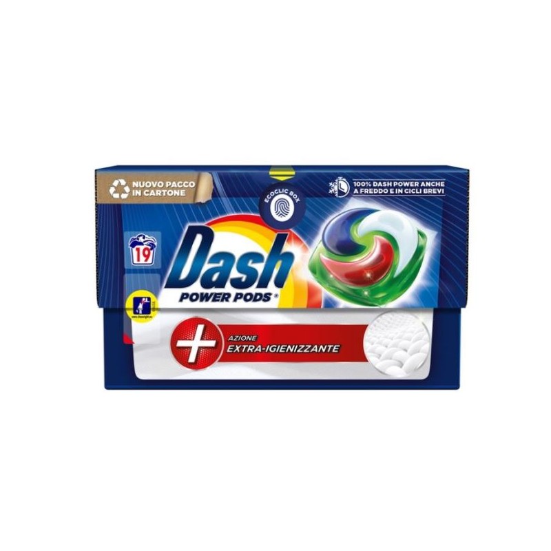 DASH POWER PODS EXTRA-IGIENIZZANTE 19 PZ