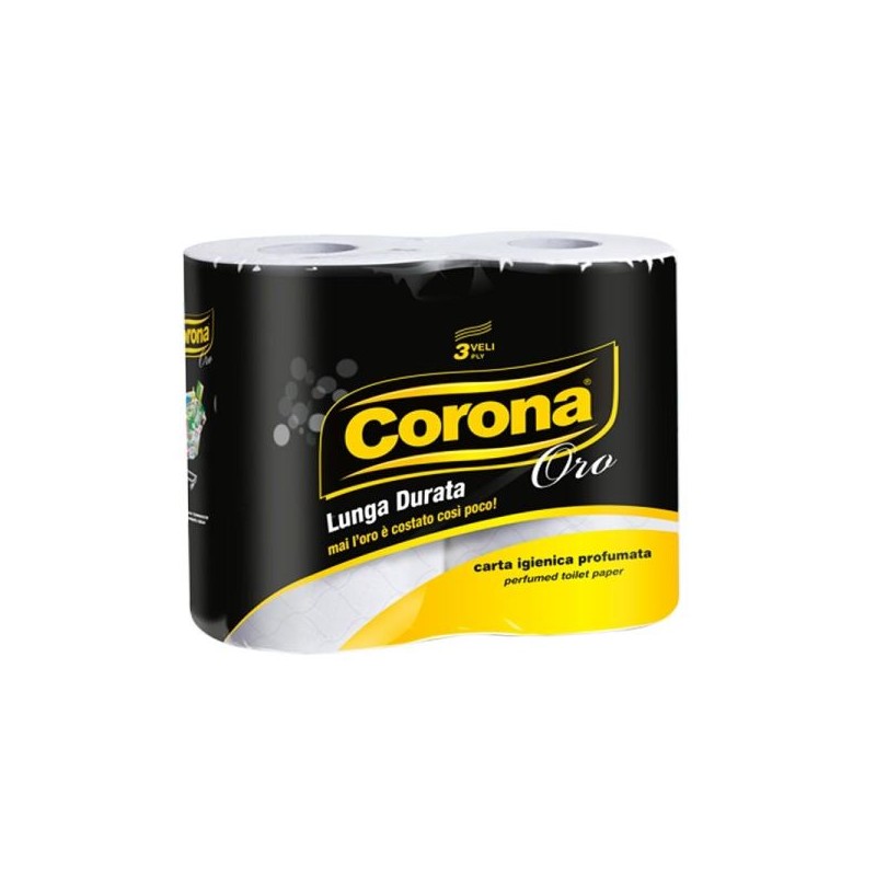 CORONA IGIENICA ORO PROFUM. 4 ROTOLI 3V