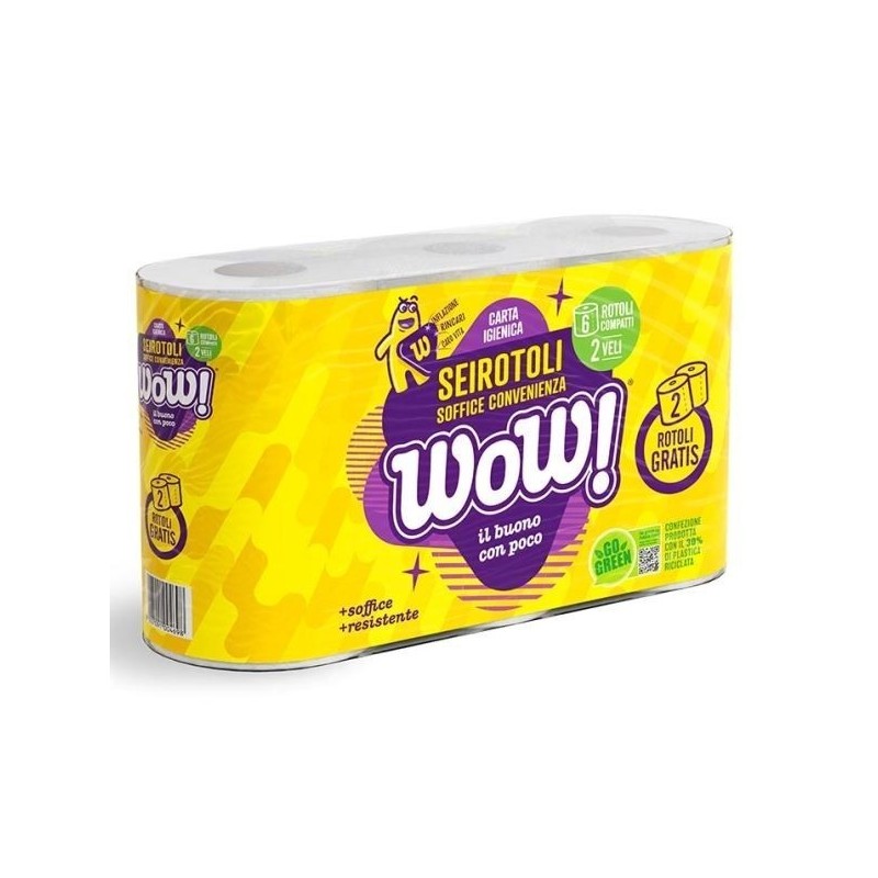 WOW IGIENICA 6 ROTOLI 2V