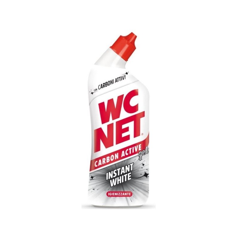 WC NET CARBON ACTIVE ISTANT WHITE GEL 700 ML