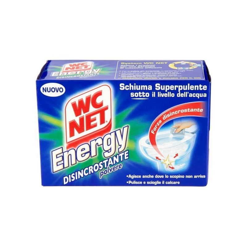 WC NET ENERGY POLVERE DISINCROSTANTE 4 BUSTE