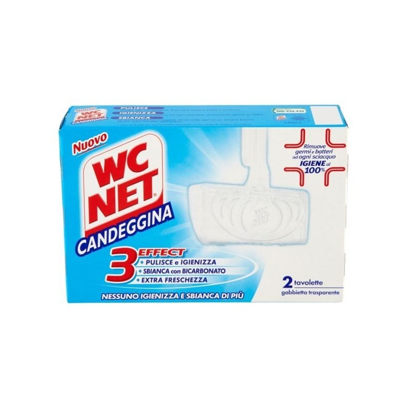 WC NET TAVOLETTA SOLIDA CANDEGGINA 2 PZ
