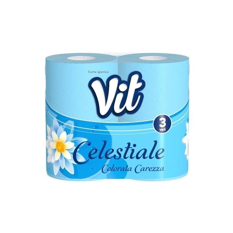 VIT IGIENICA CELESTIALE 4 ROTOLI 3V