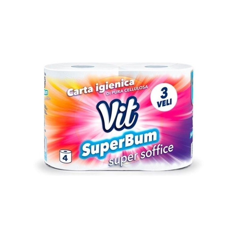 VIT IGIENICA SUPERBUM 4 ROTOLI 3V
