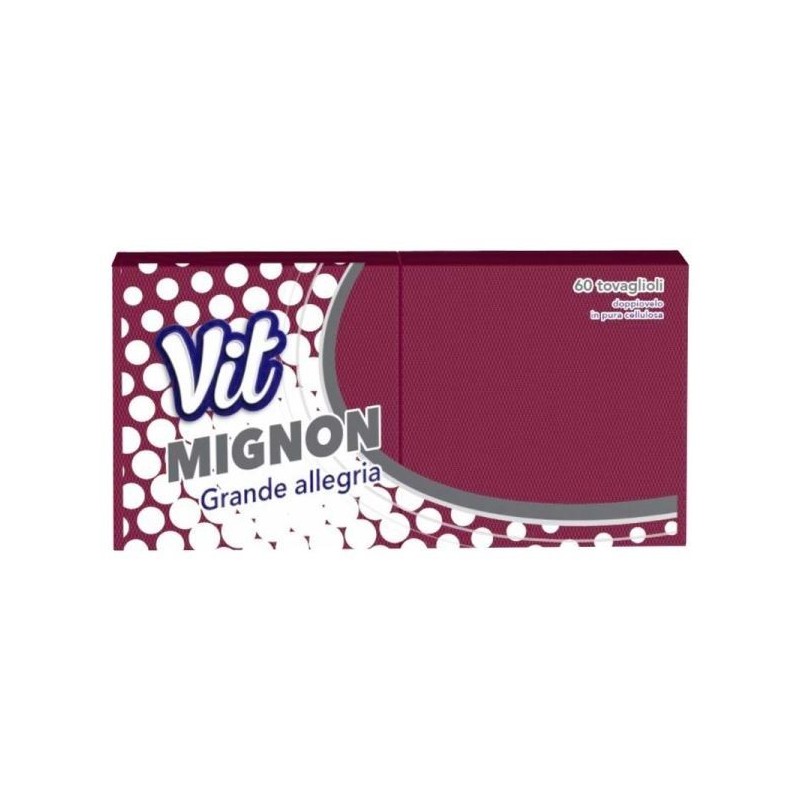 VIT MIGNON TOVAGLIOLI BORDEAUX 25X25 2V 60PZ