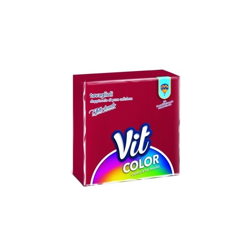 VIT TOVAGLIOLI COLOR ROSSO 33X33 2V