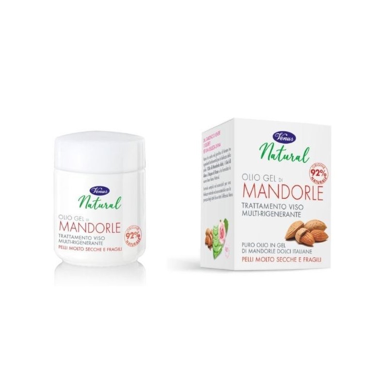 VENUS NATURAL OLIO GEL MANDORLE VISO P/SECCHE 50 ML