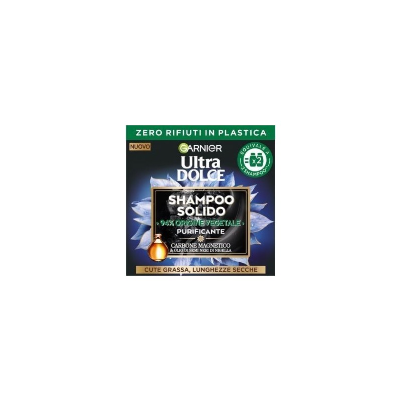 ULTRA DOLCE SHAMPOO SOLIDO CARBONE MAGNETICO 70GR
