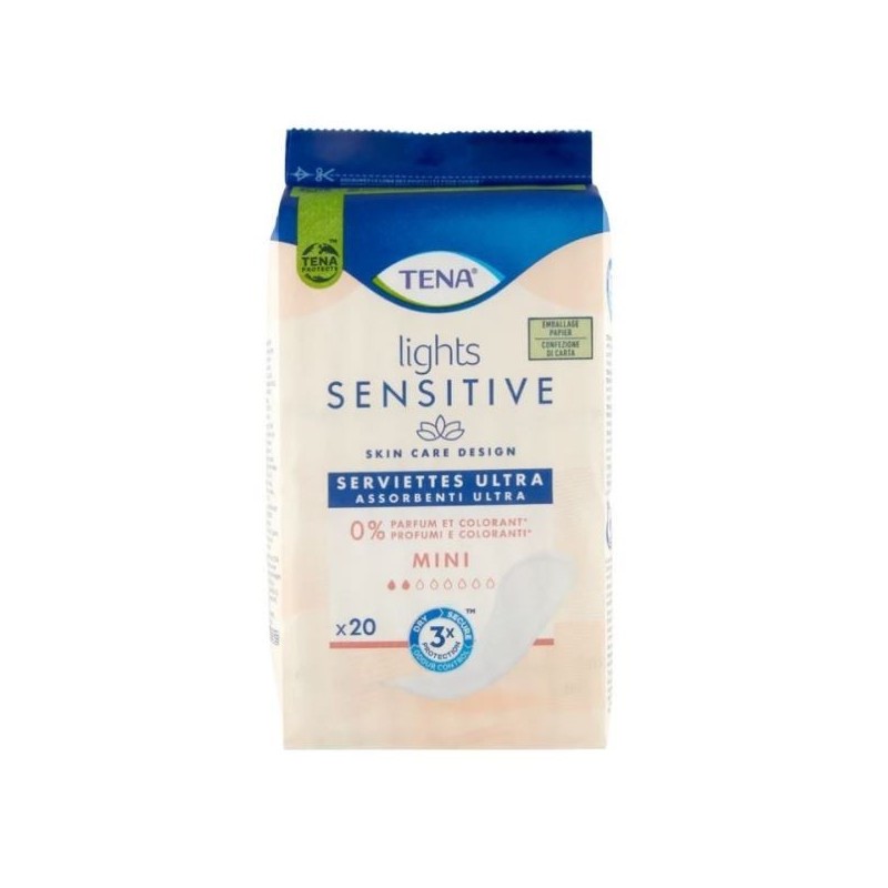 TENA LIGHT SENSITIVE ASSORBENTI ULTRA MINI 20 PZ